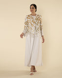 HONEY HIVE PRINT ABAYA - RTW