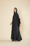 Layali Suede Abaya – Sahar Luxe Collection