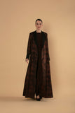 Luxe Rust Open Abaya