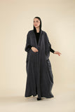 Layali Suede Abaya – Sahar Luxe Collection