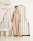 Blush Beige Grace Abaya