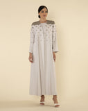 TAUPE STAR PRINT ABAYA