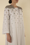 TAUPE STAR PRINT ABAYA