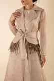 TRENCH ORGANZA FEATHER