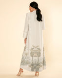 Palma Print Abaya